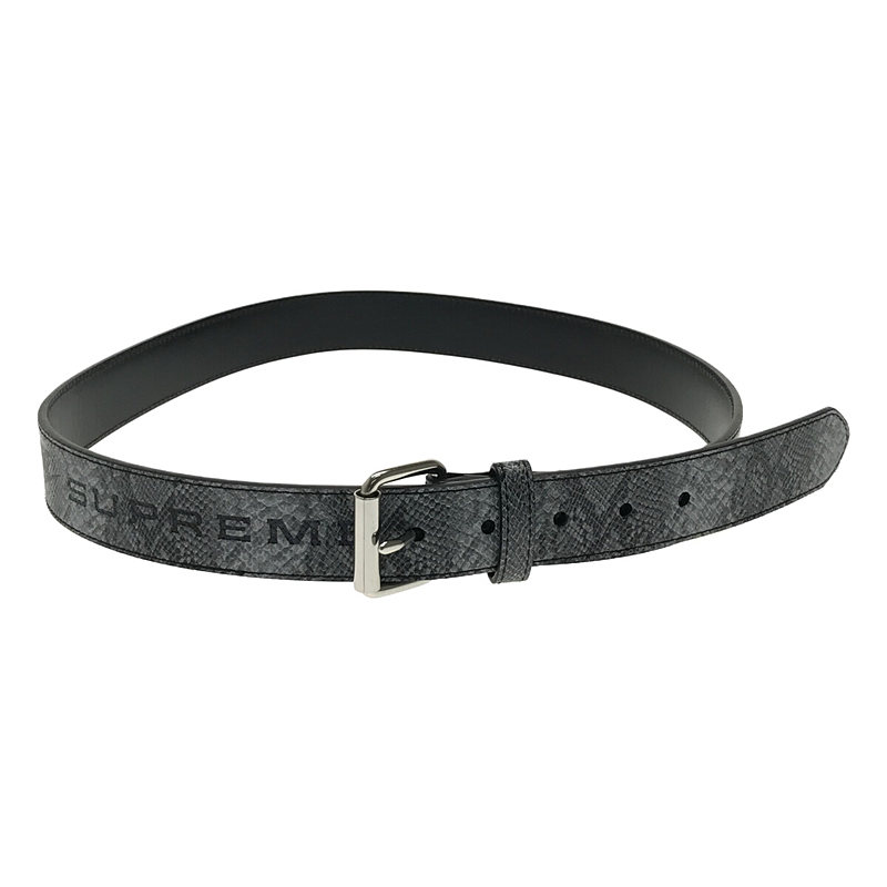 × NIKE ナイキコラボ Snakeskin Belt パイソン柄 レザーベルト