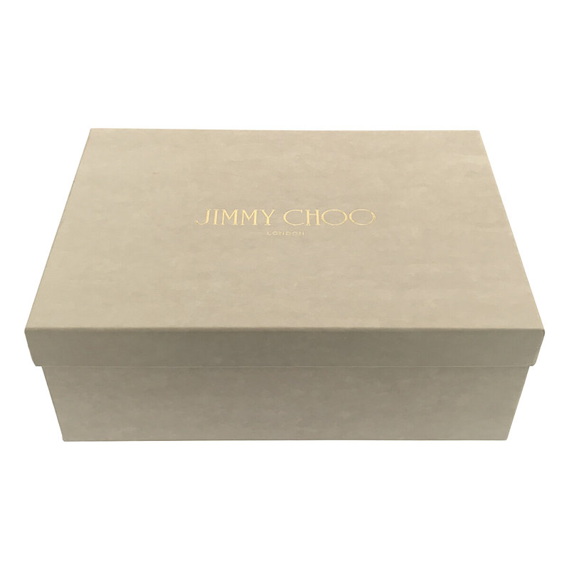 JIMMY CHOO / ジミーチュウ 金具ロゴ パテントレザー ポインテッドトゥ パンプス