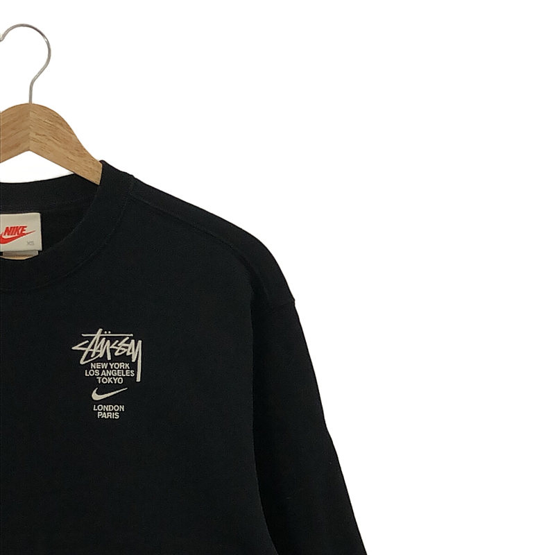 STUSSY / ステューシー × NIKE ナイキコラボ NRG ZR CREW FLEECE ロゴ刺しゅう クルーネックスウェット