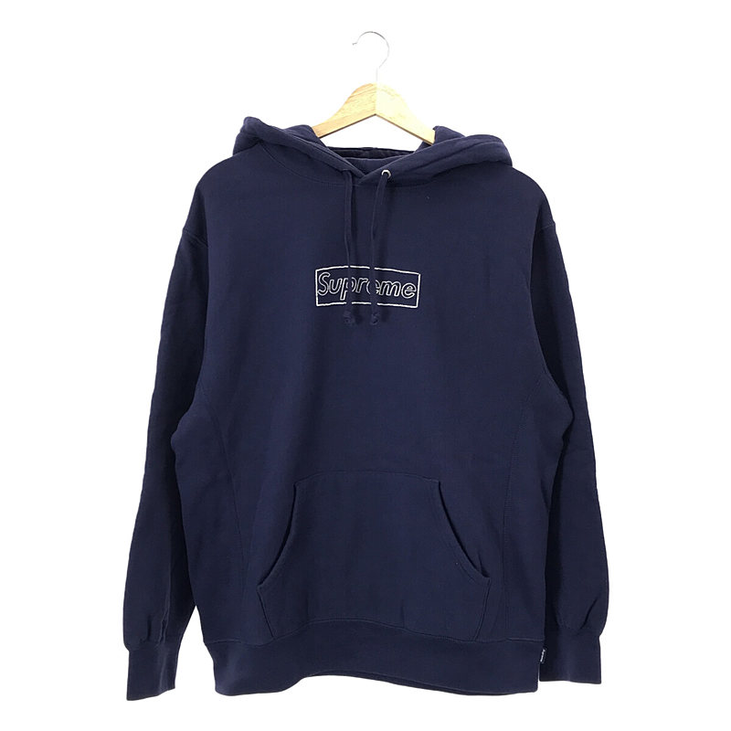 × KAWS / カウズ Chalk Logo Hooded Sweatshirt / チョークボックスロゴ スウェット パーカー