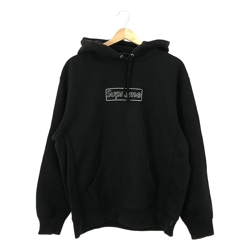 × KAWS / カウズ Chalk Logo Hooded Sweatshirt / チョークボックスロゴ スウェット パーカー