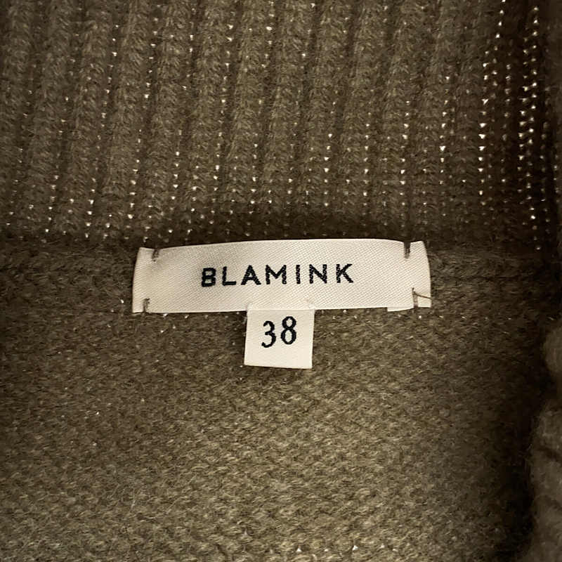 BLAMINK / ブラミンク ウール カシミヤ タートルネックニット