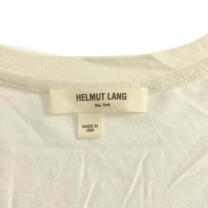 HELMUT LANG / ヘルムートラング レーヨン プリント ノースリーブ カットソー