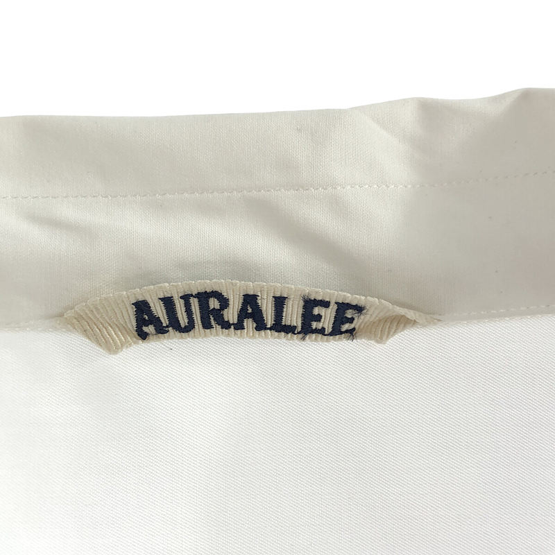 AURALEE / オーラリー WASHED FINX TWILL BIG SHIRTS 半袖シャツ