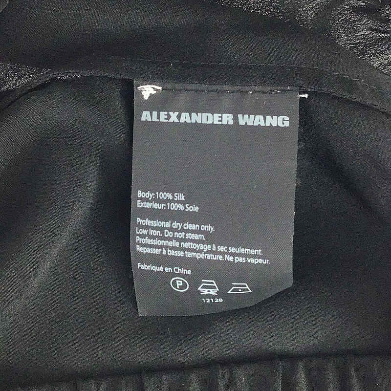 ALEXANDER WANG / アレキサンダーワン silk100％ / シルク スリット イージーパンツ