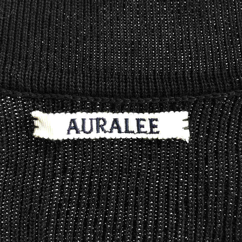 AURALEE / オーラリー FLAT YARN RIB KNIT SKIPPER ONE PIECE スキッパー ワンピース