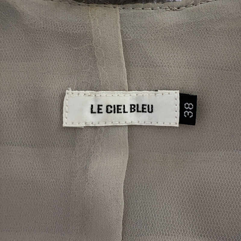 LE CIEL BLEU / ルシェルブルー ラビットファーノーカラーコート