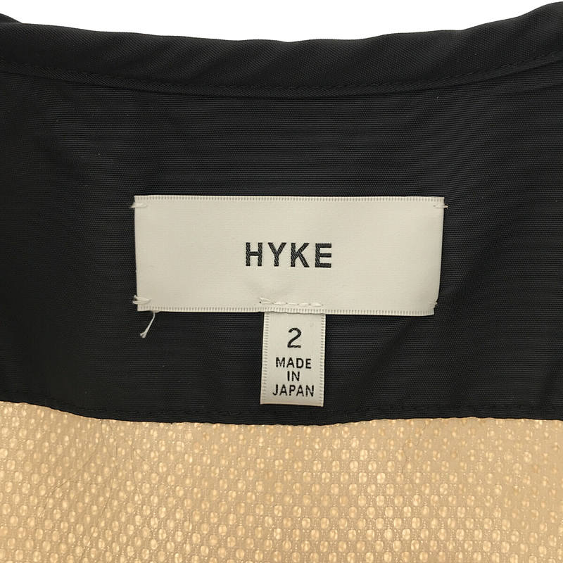 HYKE / ハイク FAUX SHEARLING COAT ノーカラー ボア ロングコート
