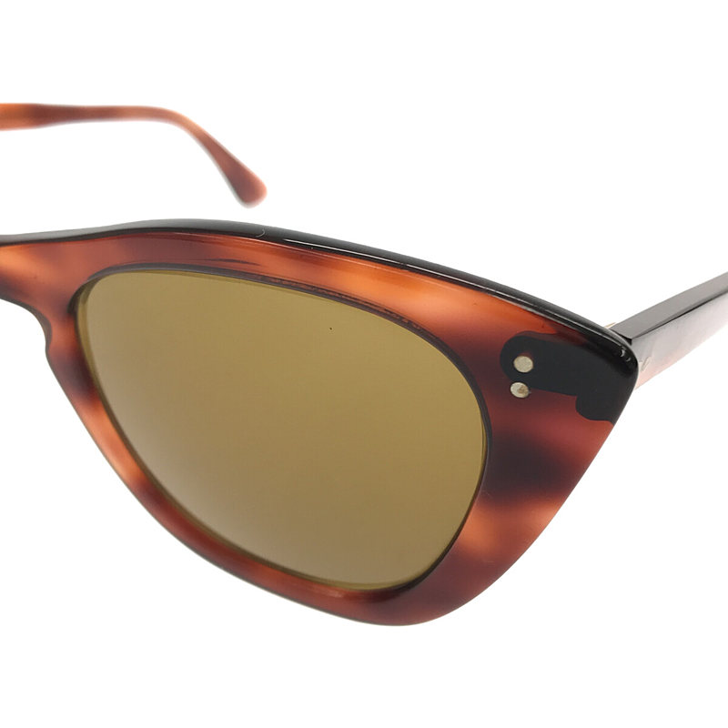 Lesca Lunetier / レスカルネティエ ヴィンテージ べっ甲フレーム キャッツアイ型 サングラス