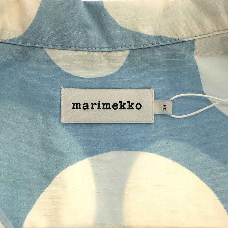 marimekko / マリメッコ コットン サイドスリット オーバーシャツ