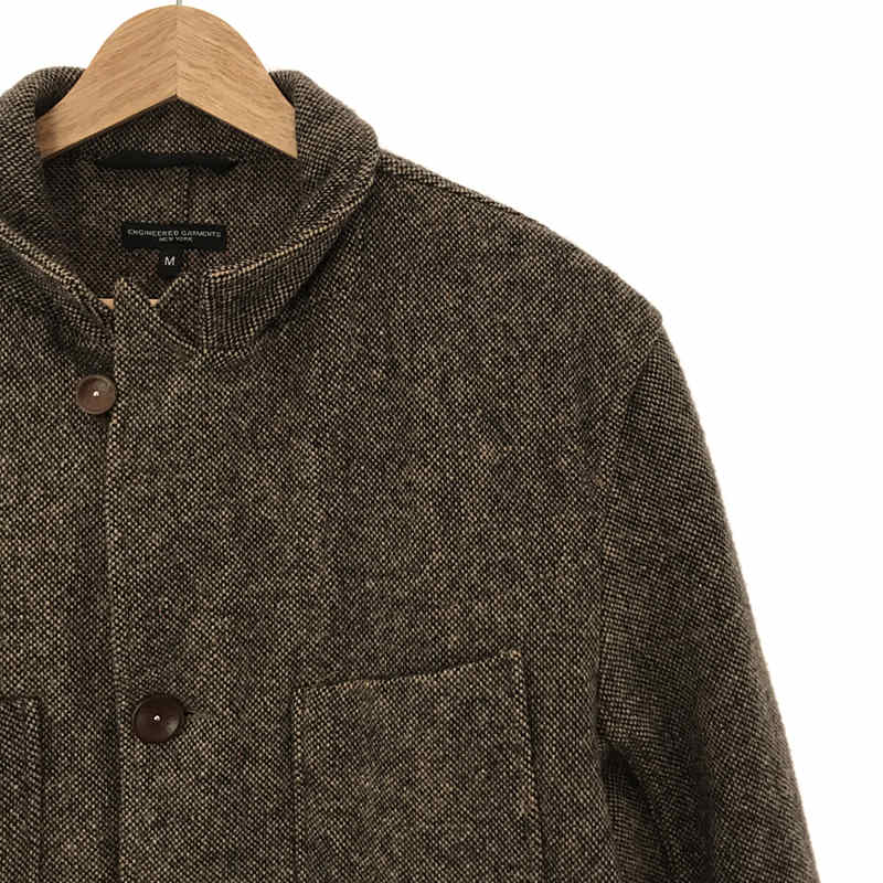 Engineered Garments / エンジニアドガーメンツ BEDFORD JACKET GREY WOOL TWEED / エルボーパッチ付き ウールツイード ベッドフォードジャケット