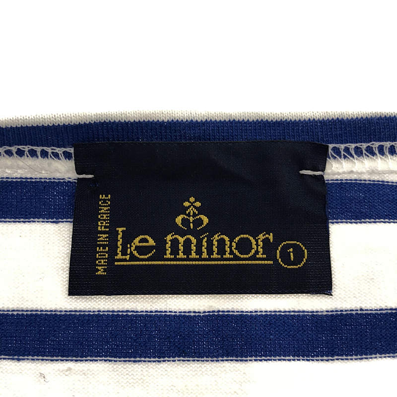 Le minor / ルミノア ボーダー ロング カットソーワンピース