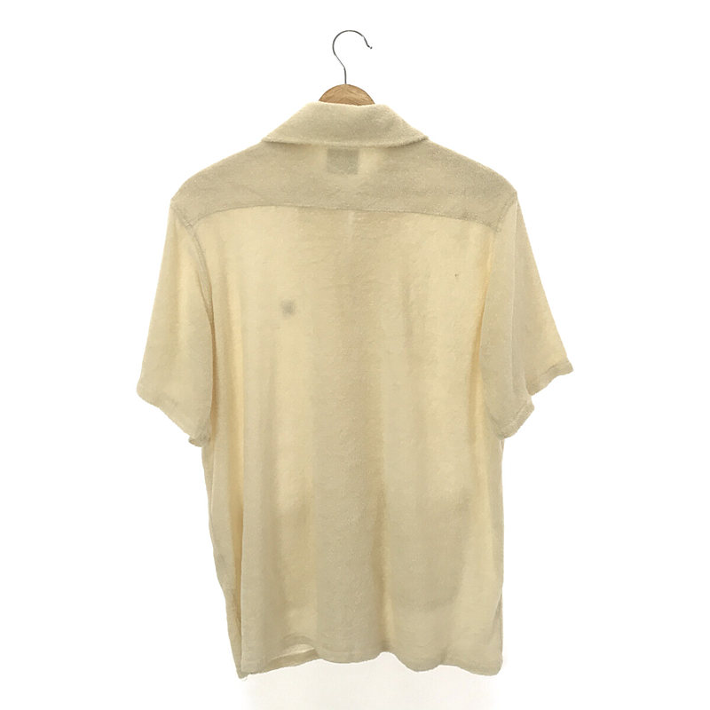 Needles / ニードルス Italian Collar Shirt - LI/PE Pile Jersey / イタリアンカラー パイルシャツ