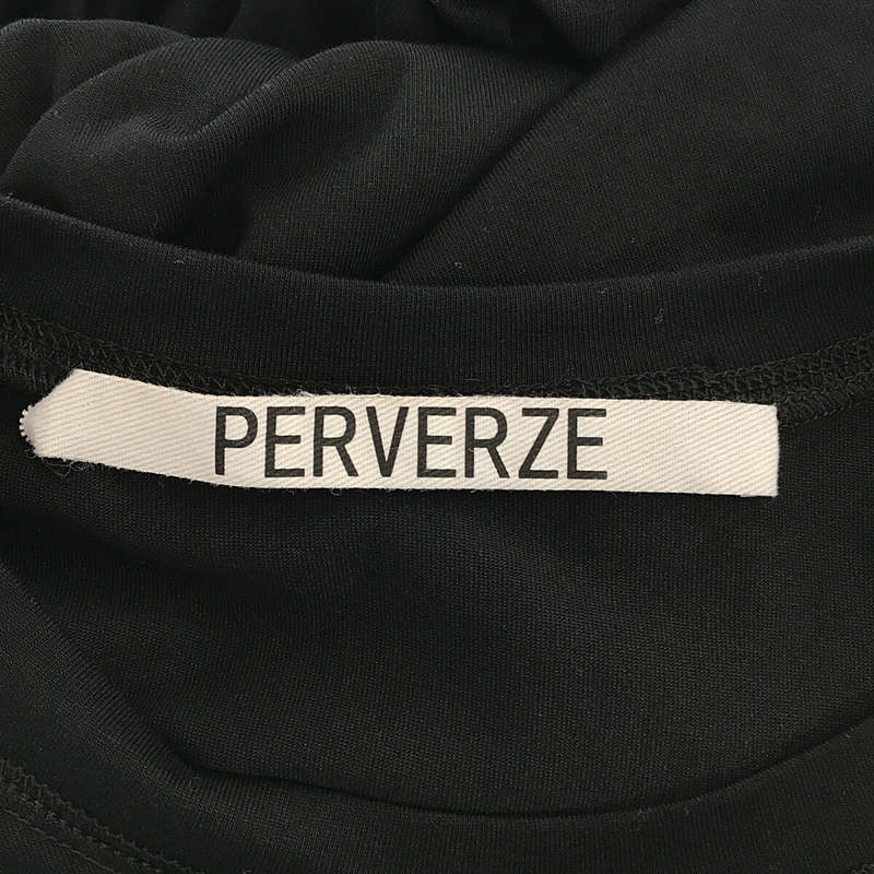 PERVERZE / パーバーズ Twist Long Tee Dress カットソー ワンピース