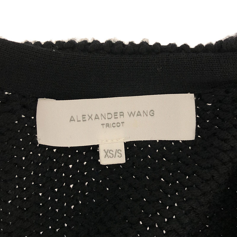 ALEXANDER WANG / アレキサンダーワン TRICOT / ジップアップ ウールニットカーディガン