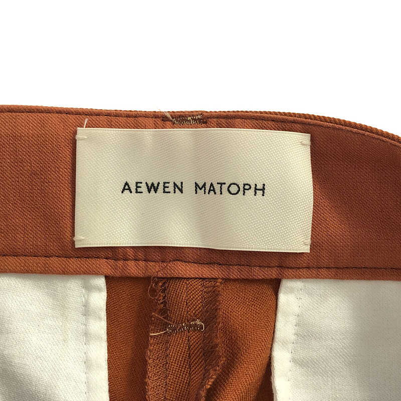 AEWEN MATOPH / イウエンマトフ ウールステッチパンツ