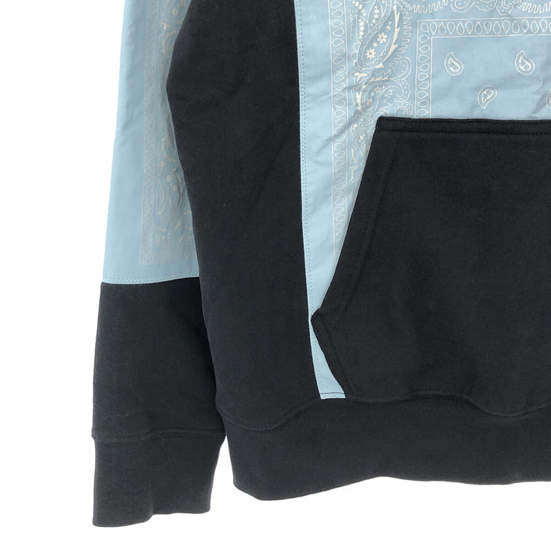 SUPREME / シュプリーム × THE NORTH FACE ノースフェイスコラボ Bandana Hooded Sweatshirt バンダナ切替 スウェットパーカー