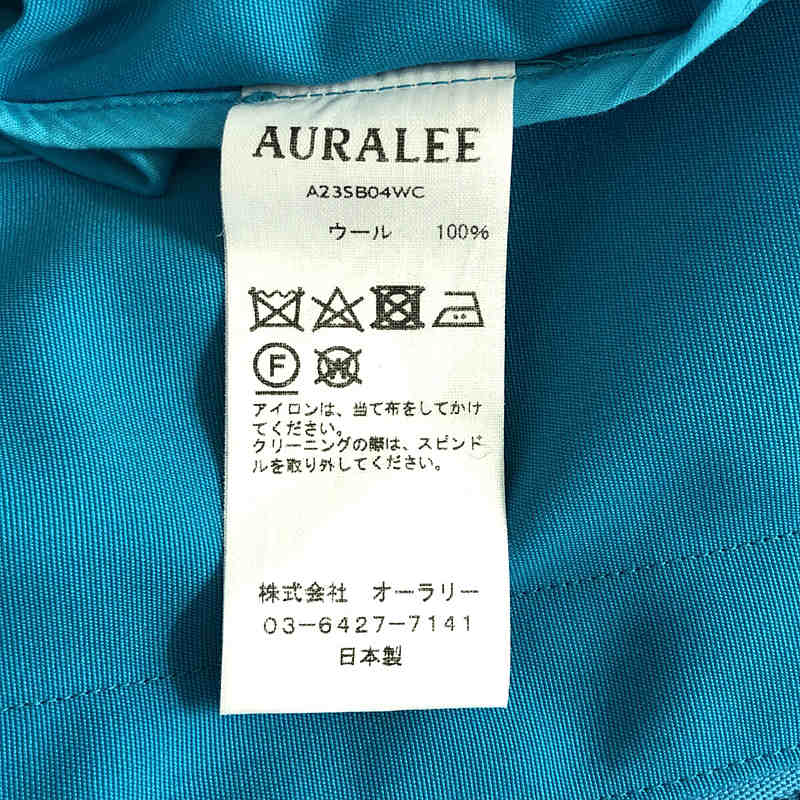 AURALEE / オーラリー WOOL MAX CANVAS HOODED BLOUSON ジャケット