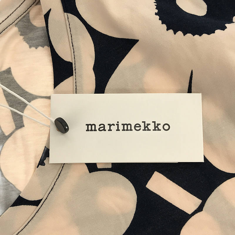 marimekko / マリメッコ ウニッコ クルーネック スリット オーバーTシャツ