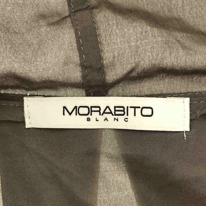 MORABITO / モラビト フーデッド 7分袖 プルオーバーブラウス