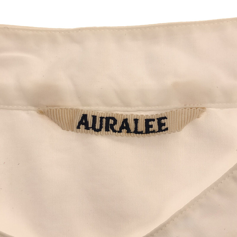 AURALEE / オーラリー WASHED FINX TWILL SLEEVELESS SHIRTS ノースリーブシャツ