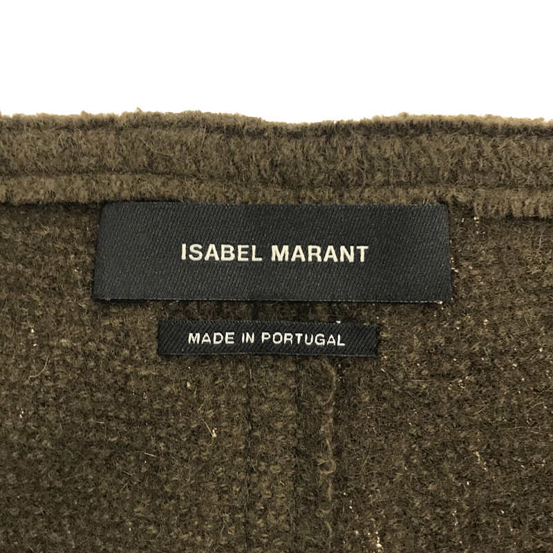 ISABEL MARANT / イザベルマラン ジップ スリット ウールスカート