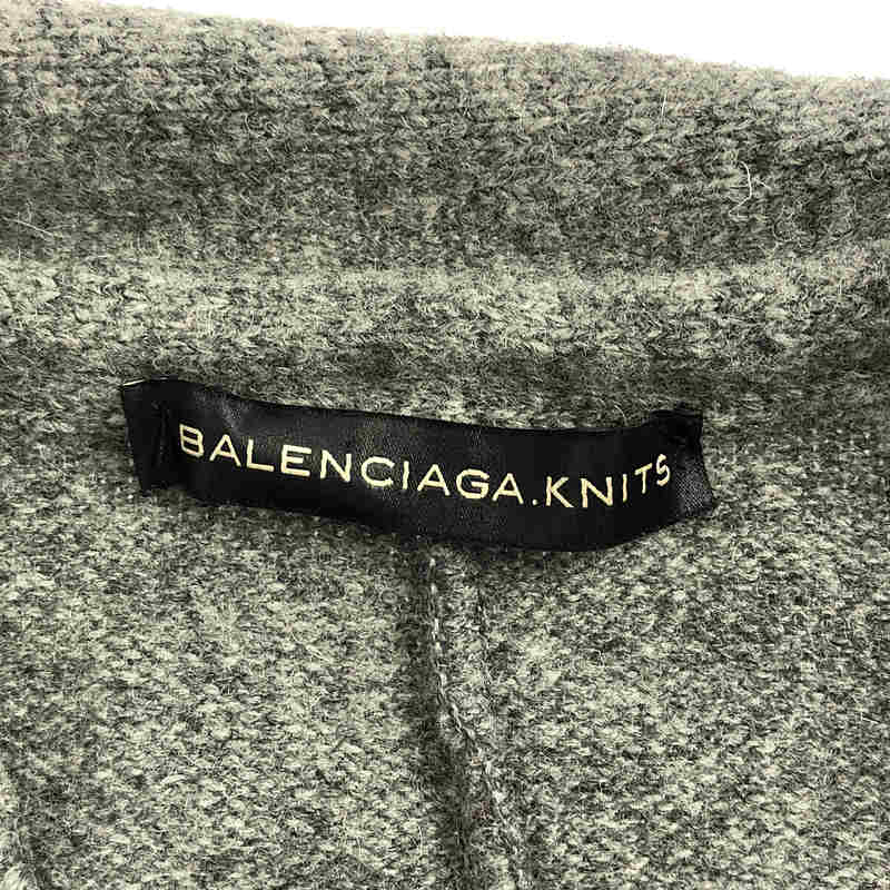 BALENCIAGA / バレンシアガ カシミヤ ウール オーバー ニットカーディガン