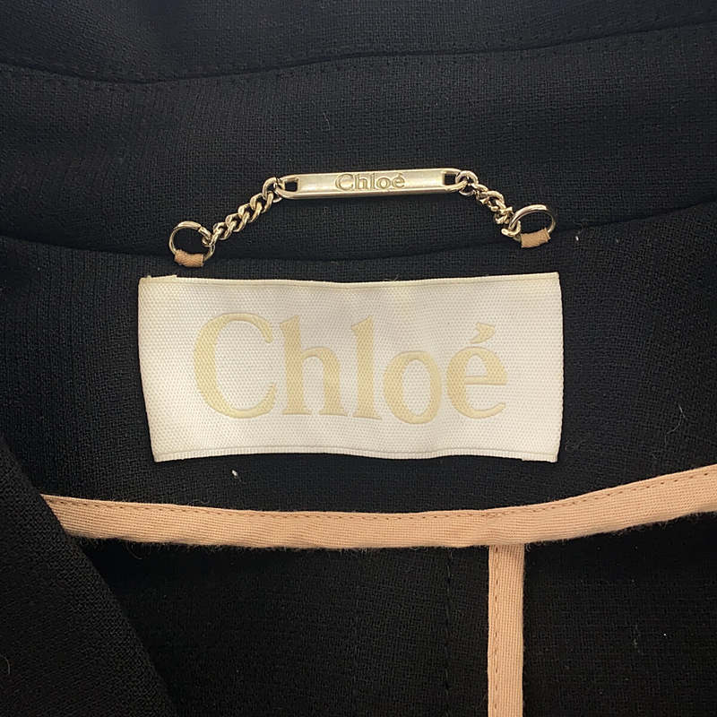 Chloe / クロエ ウール 1B シングル オーバー ロングジャケット