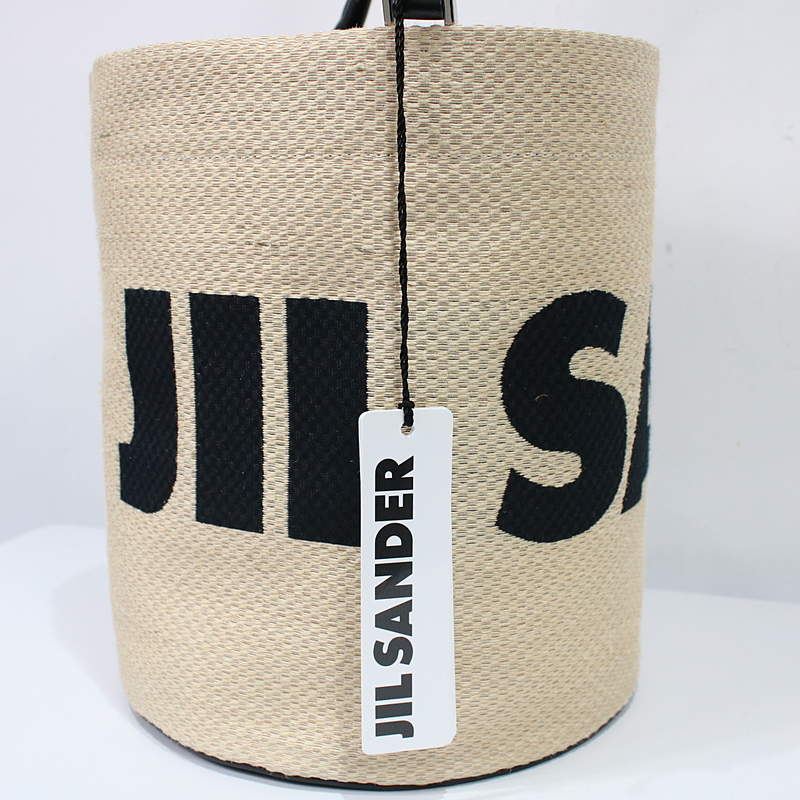 JIL SANDER / ジルサンダー 2wayドローストリングバスケットかごバッグ