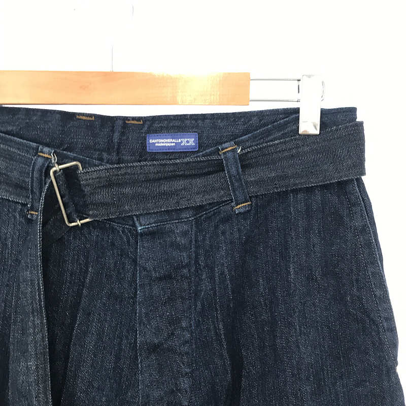 MHL. / エムエイチエルマーガレットハウエル CANTONOVERALLS ベルテッド デニムパンツ