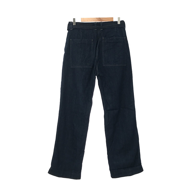 MHL. / エムエイチエルマーガレットハウエル CANTONOVERALLS ベルテッド デニムパンツ