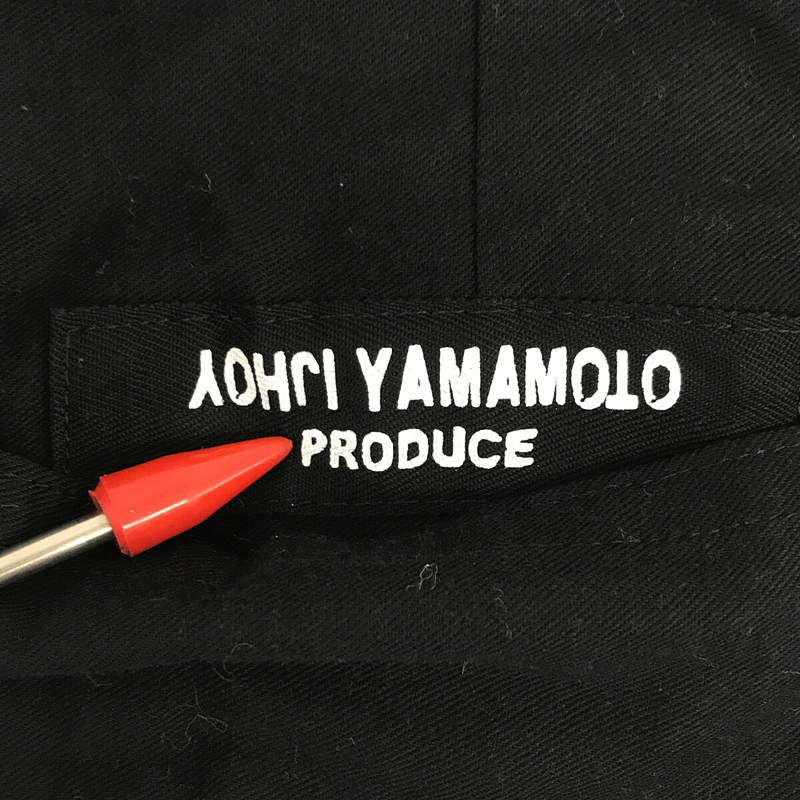 YOHJI YAMAMOTO POUR HOMME / ヨウジヤマモトプールオム コットン タック ワイド袴パンツ