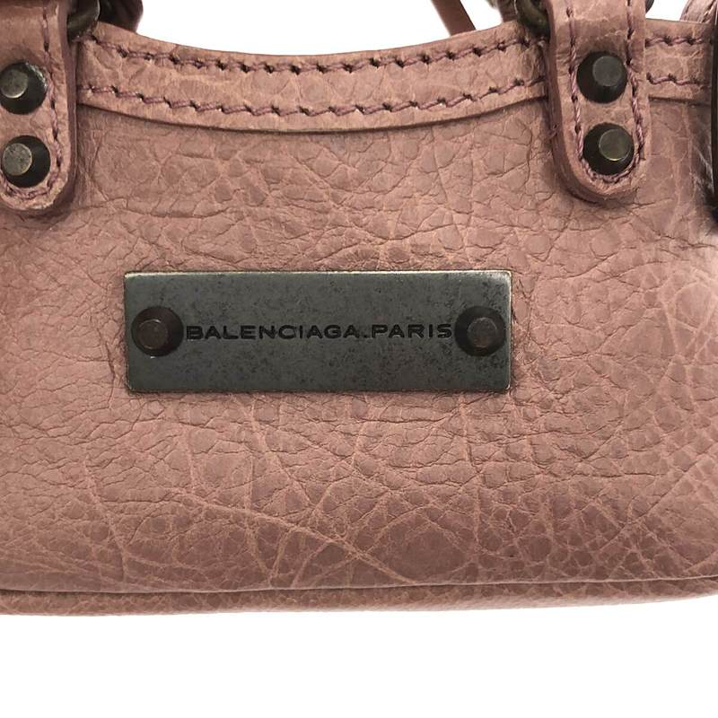 BALENCIAGA / バレンシアガ レザーバッグ キーホルダー チャーム ミニポーチ