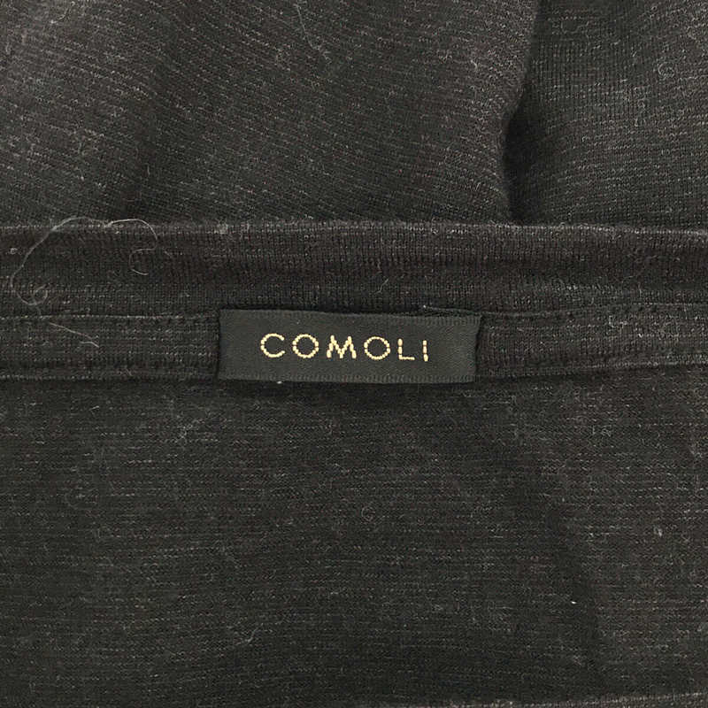 COMOLI / コモリ ウール天竺 長袖クルー カットソー