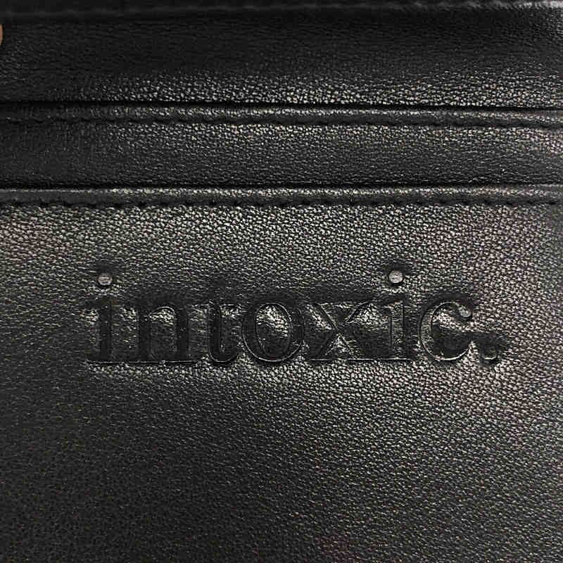 intoxic. / イントキシック 2way ショルダーストラップ付き 総柄 ミニウォレット コンパクト財布