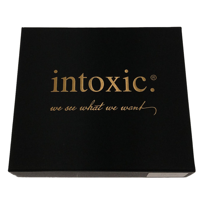 intoxic. / イントキシック 2way ショルダーストラップ付き 総柄 ミニウォレット コンパクト財布