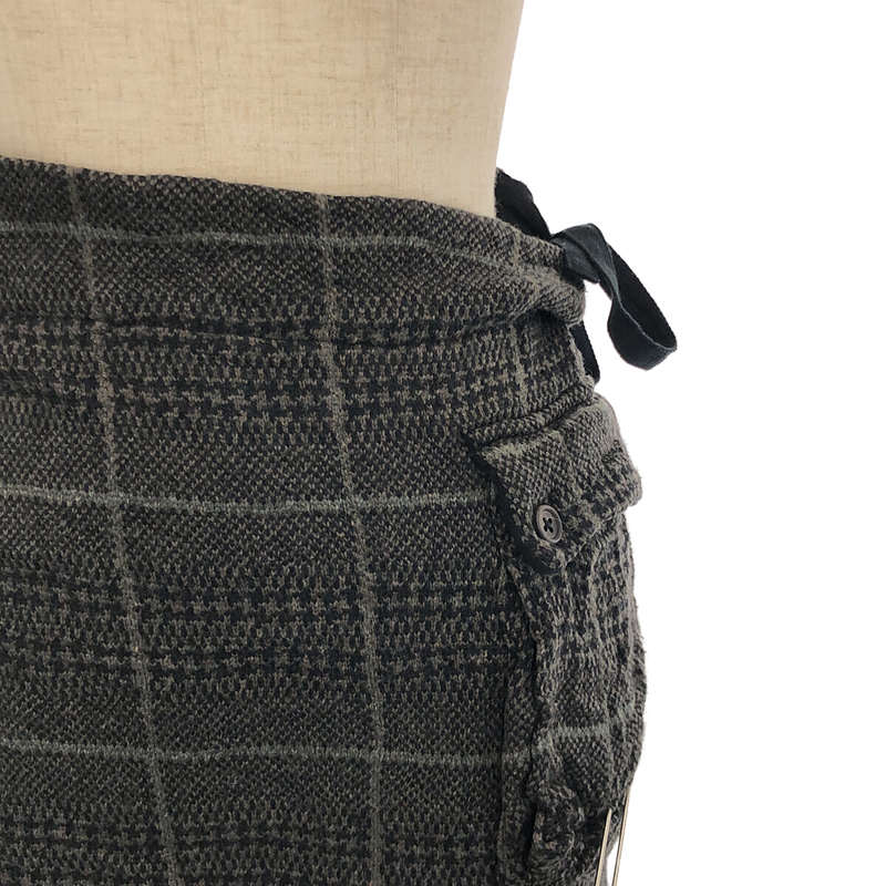 Y's / ワイズヨウジヤマモト ドローストリング ワイドニットスカート