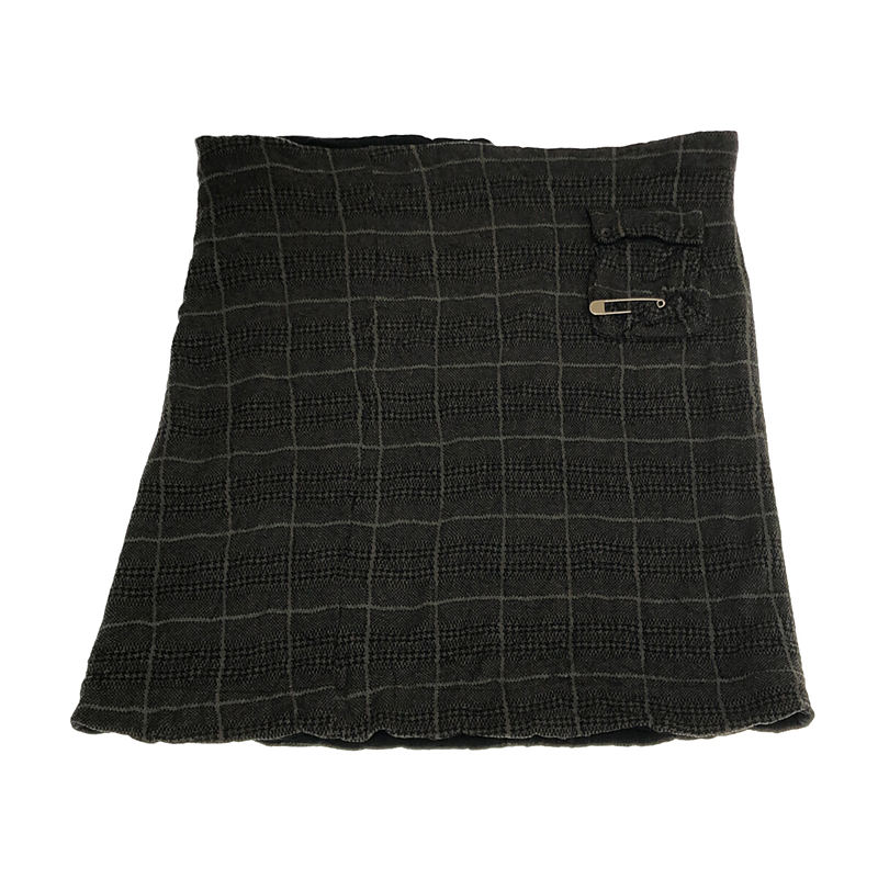 Y's / ワイズヨウジヤマモト ドローストリング ワイドニットスカート