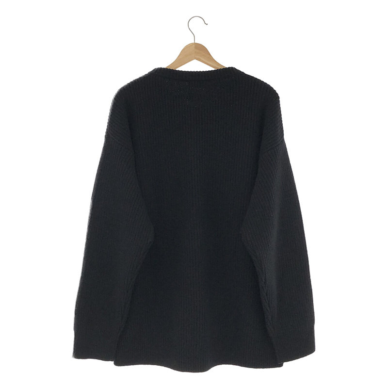 CELINE / セリーヌ Oversized Celine Sweater In Ribbed Wool ニット