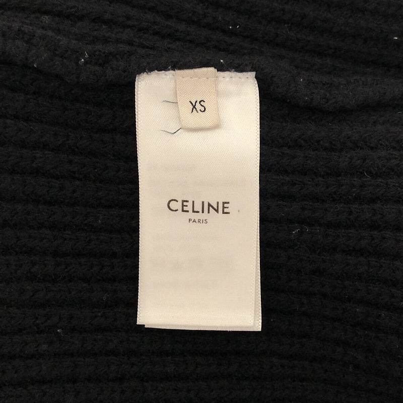 CELINE / セリーヌ Oversized Celine Sweater In Ribbed Wool ニット