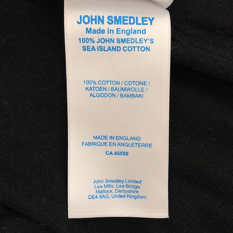JOHN SMEDLEY / ジョンスメドレー シーアイランドコットン ニット ヘンリーネック Tシャツ