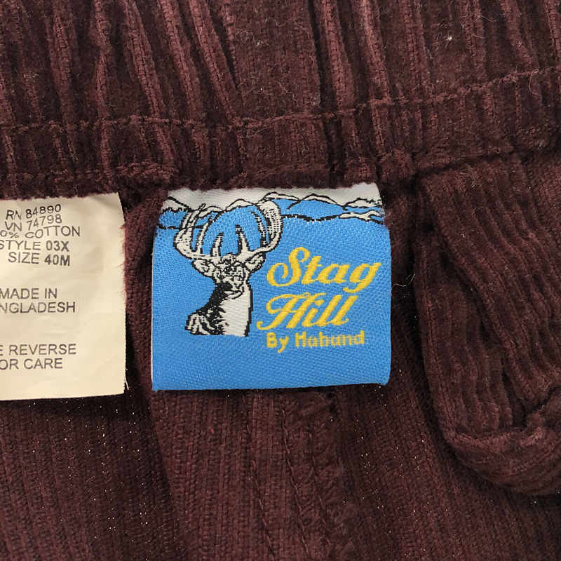 VINTAGE / ヴィンテージ古着 Stag Hill / スタグヒル 2タック コーデュロイ テーパードパンツ