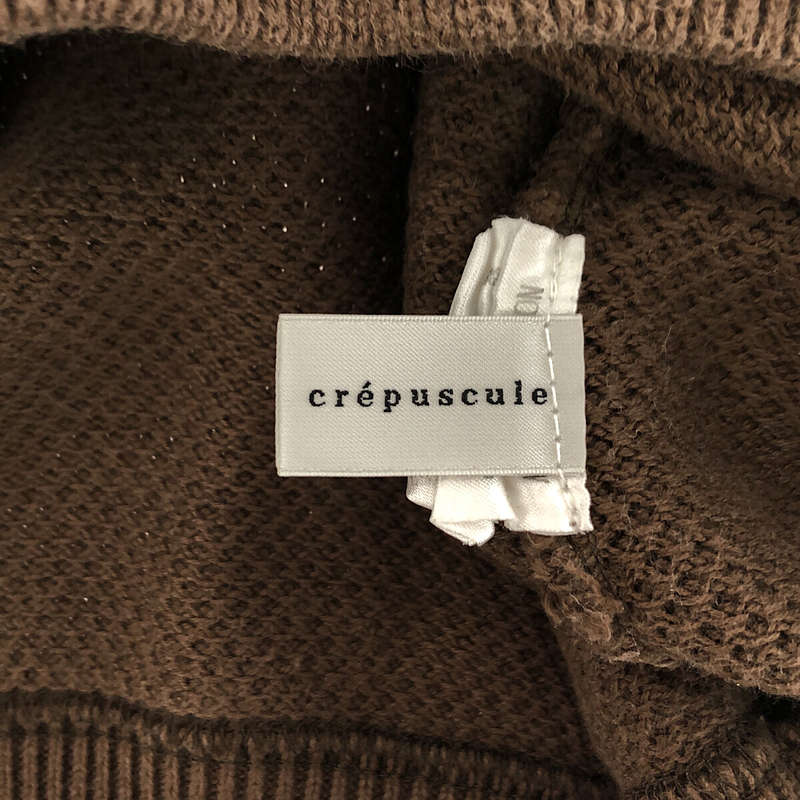 Crepuscule / クレプスキュール クルーネック ニット