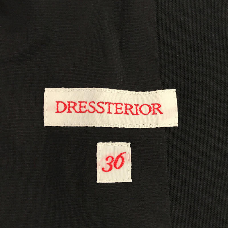 DRESSTERIOR / ドレステリア テーラード ロングジレ コート