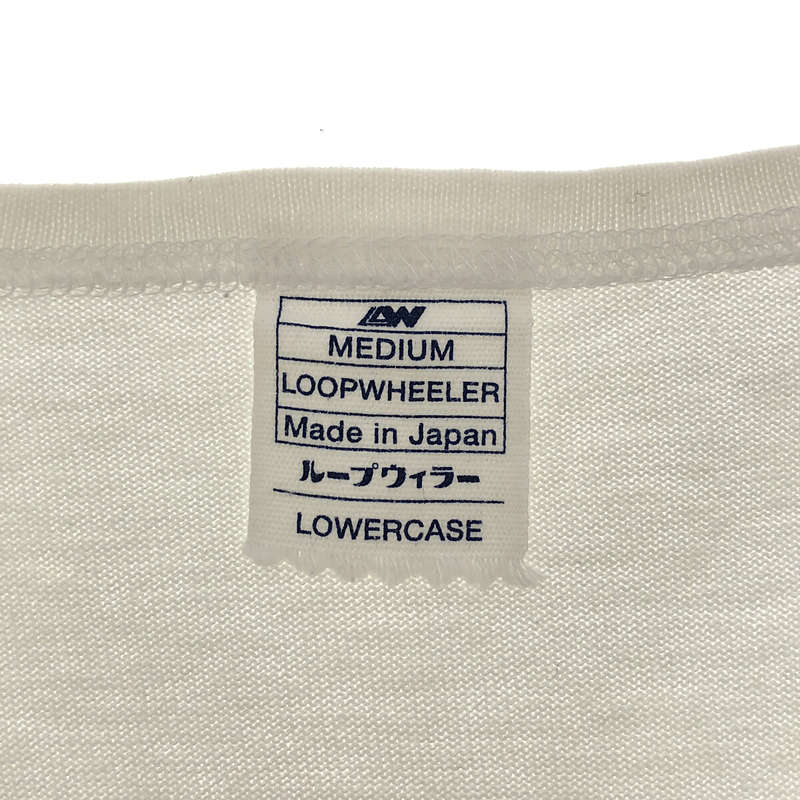 LOOPWHEELER / ループウィラー 長袖 クルーネック Tシャツ