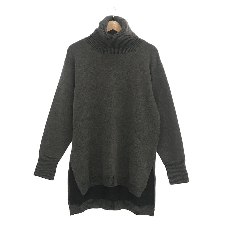 TURTLE NECK PULLOVER ラムウール タートルネック ニット ユニセックス