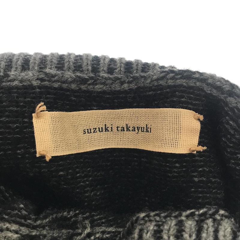 suzuki takayuki / スズキタカユキ TURTLE NECK PULLOVER ラムウール タートルネック ニット ユニセックス