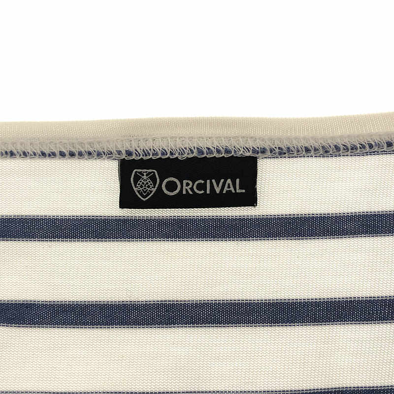 ORCIVAL / オーチバル マーセリゼーション ロング ボートネックTシャツ