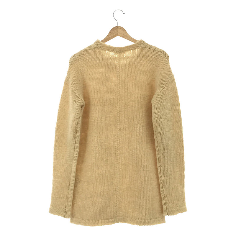 Uhr / ウーア Untrimmed Crew Neck Knit カットオフ クルーネック ニット