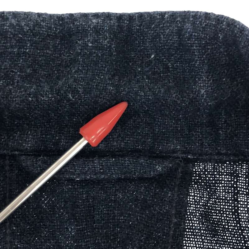 45r / フォーティファイブアール インディゴ リネン シルク ツイードジャケット ユニセックス